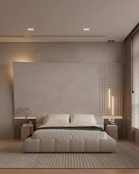 Master Minimalist Bedroom, Minimal Elegant Bedroom, Large Bedroom Mirror Decor, Bedroom Inspirations Master Modern Minimalist, Minimalistic Bedroom Interior Design, Modern Minimalist Bedroom Luxury Elegant, Minimalist Master Bedrooms Decor Modern, Master Bedrooms Minimalist Modern, Master Bedrooms Decor Minimal