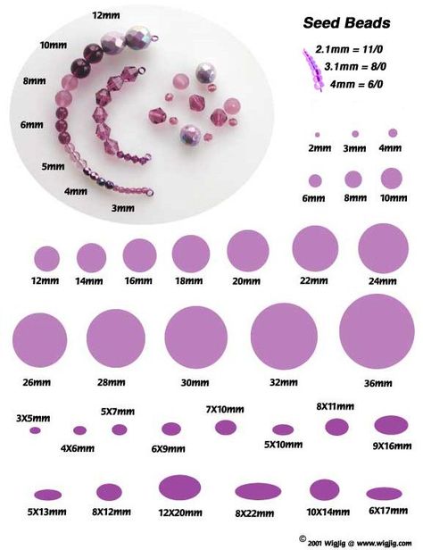 bead sizing chart Seed Beads Size Chart, Pixel Art Jewelry Making Tools, Bead Sizing Chart, Bead Size Chart Printable, Seed Bead Sizes Chart, Bead Size Chart Jewelry Making, Rhinestone Size Chart, Seed Bead Size Chart, Bead Sizes Chart