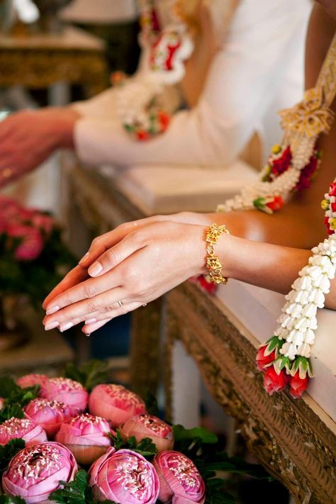 Traditional Thai Wedding from Alison Mayfield Photography Laos Wedding, Blessing Ceremony, Star Wars Wedding Theme, Cambodian Wedding, Wedding Photo Studio, Thailand Wedding, Thai Wedding, Star Wars Wedding, Religious Wedding