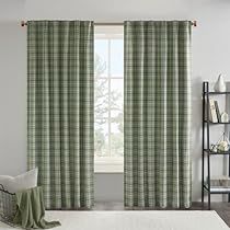 Living Room Decor Lights, Plaid Curtains, Tab Top Curtains, Tab Curtains, Curtain Shop, Privacy Panels, Grey Panels, Lined Curtains, Madison Park