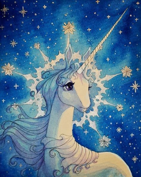 Last Unicorn, Drawing Pen, Fair Lady, Paint Painting, Pen Ink, Stars