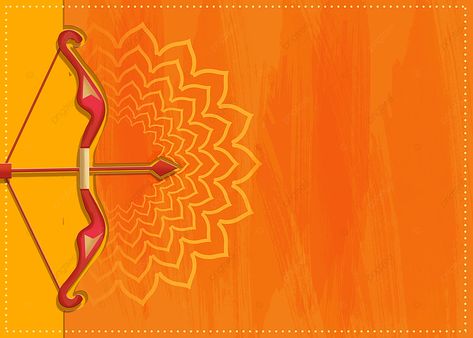 Indian Bow And Arrow Dussehra Background Indian Bow And Arrow, Dussehra Background, Arrow Background, Up Arrow, Festivals Of India, Orange Texture, Indian Mandala, Red Indian, High Resolution Backgrounds