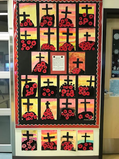 Kids Remembrance Day Crafts, Rembrance Day Craft, Grade 3 Remembrance Day Art, Anzac Day Art For Kids, Remembrance Day Art Grade 6, Remembrance Art Ks2, Remembrance Day Art For Kids, Remembrance Craft, Remembrance Day Pictures