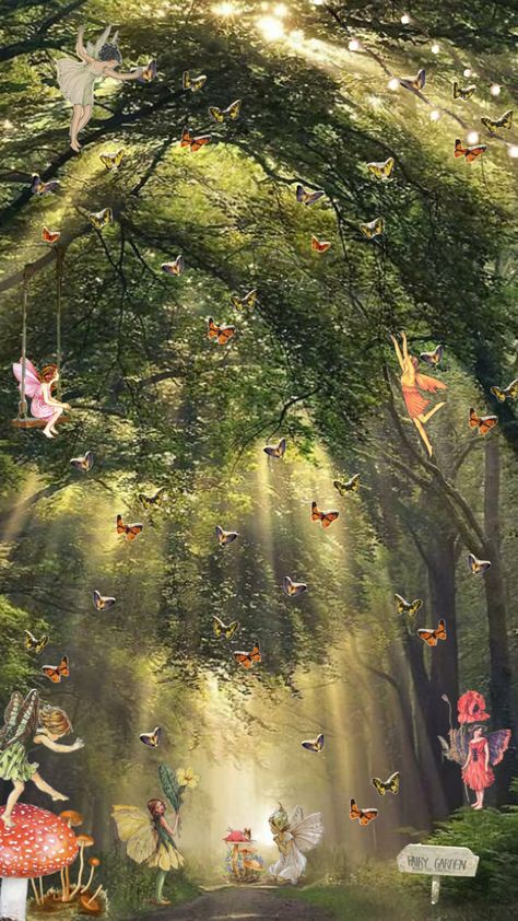 #fairycore #fairy #fairytale #fairyaesthetic #forest #nature #green #mystical #asesthetic Fairy Garden Background, Forest Fairy Aesthetic, Wallpaper Backgrounds Ipad, Backgrounds Ipad, Fae Aesthetic, Fairy Room, Fairytale Aesthetic, Fantasy World Map, Fairycore Fairy