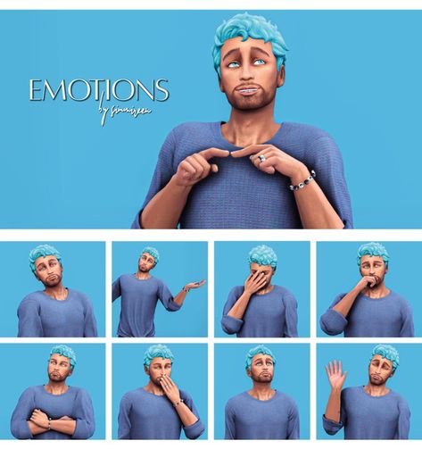 Emotions | Patreon Sims 4 Emotions, Avatar Stickers, Instagram Avatar, Figure Poses, Sims 4 Game, Ts4 Cc, Sims 4 Mods, Sims Cc, Just Don