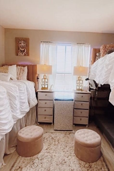 Lsu Dorm Room Ideas, Lsu Dorm, University Of South Alabama Dorm Room, Miller Hall Lsu Dorm, Ole Miss Dorm Room Rh3, Adohi Hall Dorm Room Arkansas, Pretty Dorm Room, Dream Dorm Room, Dorm Design