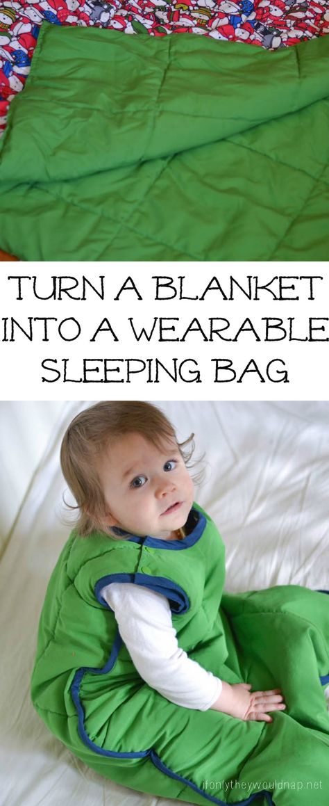 Turn a blanket into a wearable sleeping bag Diy Sleeping Bag, Sea Cadets, Toddler Sleeping Bag, Baby Blanket Tutorial, Baby Diy Sewing, Best Baby Blankets, Trendy Baby Blankets, Diy Baby Blanket, Baby Blanket Size