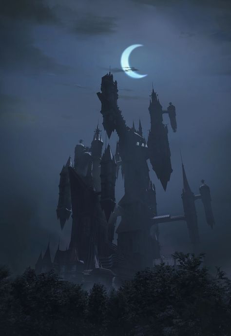 Dracula Castlevania, Castlevania Dracula, Castle Silhouette, Alucard Castlevania, Castlevania Wallpaper, Dracula Castle, Dark Castle, Baroque Architecture, Gothic Aesthetic