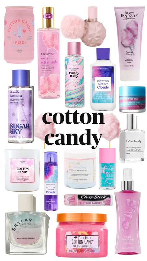 how to smell like cotton candy Smell Like Cotton Candy, Fragrance Lab, Perfume Organization, Sephora Skin Care, Fragrances Perfume Woman, Perfume Collection Fragrance, Bath And Body Works Perfume, Shower Skin Care, Body Smells