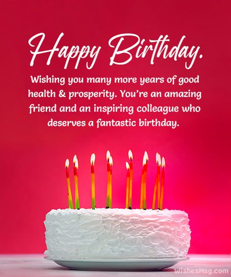 Happy Birthday Colleague, Belated Birthday Messages, Wish Happy Birthday, Happy Birthday Wishes For A Friend, Happy Birthday Woman, Funny Happy Birthday Wishes, Birthday Wishes For Friend, Birthday Wishes Messages, Birthday Wishes For Myself