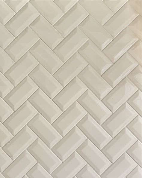 Beveled tile backsplash in a timeless herringbone pattern perfectly complementing the soft green cabinetry and natural wood accents. #tilebacksplash #walltiles #herringbone #tile #interiordesign #homerenovation #kitchen Herringbone Pattern Tile, Herringbone Subway Tile, Bevelled Tiles, Natural Wood Accents, Kitchen 2024, Elevation Plan, Tile Texture, Kitchen Backsplash Designs, Backsplash Designs