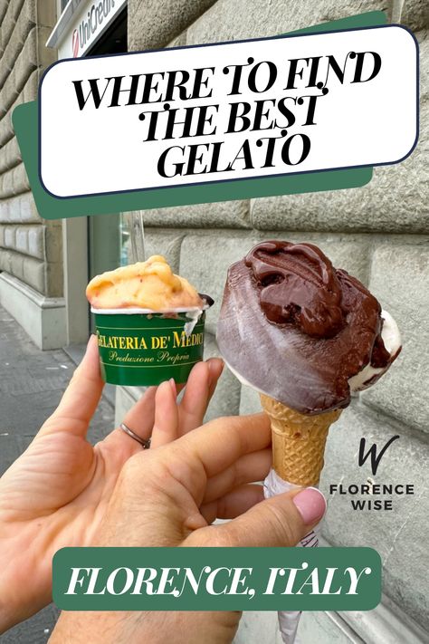 Finding the best gelato in Florence is as much about identifying what isn't good gelato, as it is knowing the best gelato makers.

Keep reading for all our top tips!

©florencewise Gelato Maker, Gelato Flavors, Gelato Shop, Ice Cream Brands, Shaved Ice, Fruit In Season, Food Tours, Top Tips, Beautiful Cakes