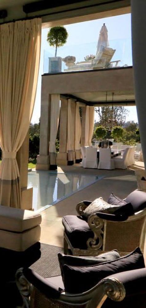 Villa Rosa, Lisa Vanderpump, Summer Party, Breathtaking Views, Outdoor Bed, Decks, Luxury Design, Villa, Outdoor Furniture