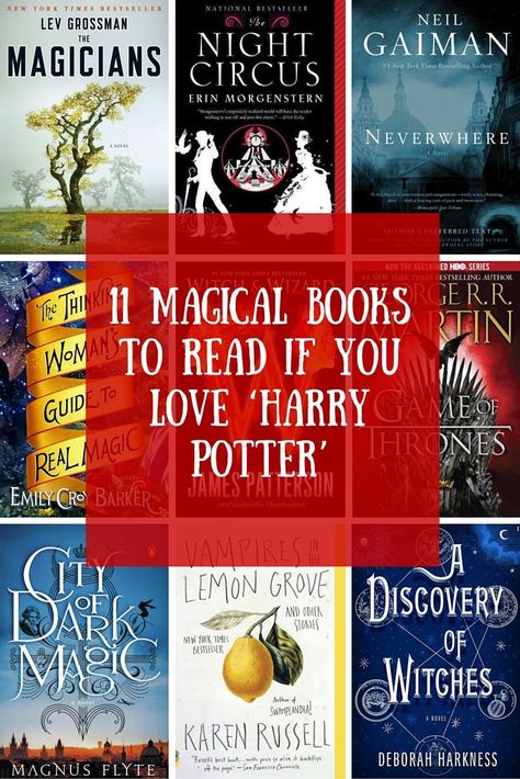 11 Magical Books to Read If You Love ‘Harry Potter' Harry Potter Like Books, Magical Books, Magic Books, Big Books, Oatmeal Cups, Real Magic, Night Circus, Magical Book, Reading Rainbow