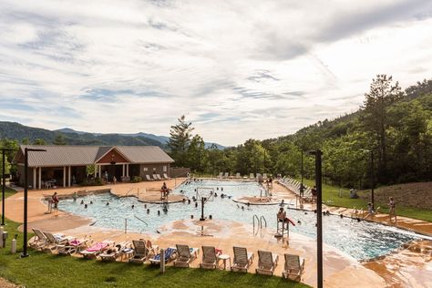 Facilities at Camp Crestridge for Girls Water Volleyball, Pisgah National Forest, Floating Dock, Front Gate, Cascade Waterfall, Front Gates, Luxury Pool, Relationship Building, Blue Ridge Mountains