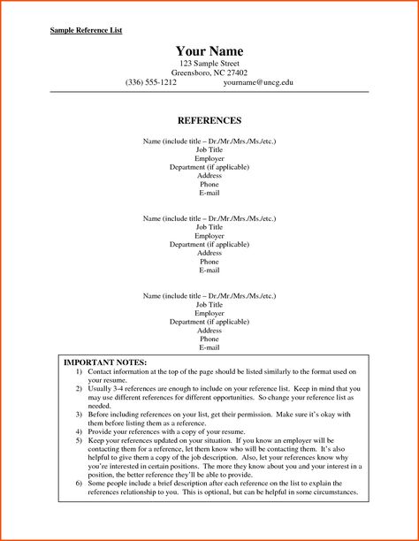 Top Reference, Reference Page For Resume, Professional Reference Letter, Overused Words, Resume Ideas, Resume References, Job Reference, Job Resume Template, Functional Resume