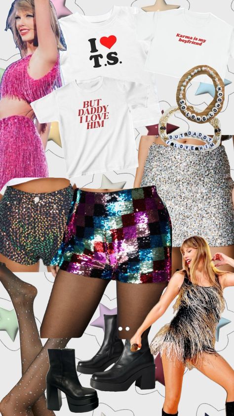 eras tour outfit #erastour #tserastour #taylerswift Eras Tour Cold Weather, Taylor Swift Eras Tour Outfits Matching, Era Concert Outfits, Eras Tour Inspo Outfit, Lovers Era Outfits, Taylor Swift Concert Outfit Eras Tour, Eras Tour Outfits 1989, Era Tour Outfits, Taylor Swift Outfits Concert