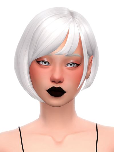 SILVER Clare Siobhan, Pretty Sims, Cc Hair, Cute Bob, Pelo Sims, Sims 4 Mm Cc, A Bob, Sims 4 Characters, Sims 4 Mm