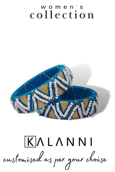 Artisanal Treasures: Exquisite Handmade Kada Bangles & Patlas Boho Style Accessories, Kada Bangles, Hand Embroidered Jewelry, Thread Bangles Design, Unique Bangle, Diy Fabric Jewellery, Boho Bangle, Silk Thread Bangles, Thread Bangles