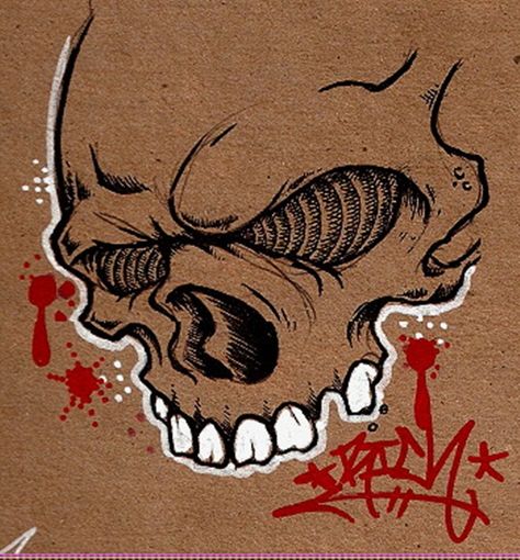 Skull Graffiti Art, Skull Graffiti, Grunge Graffiti Art, Edgy Graffiti, Skeleton Graffiti Art, Skull Grafitti Art, Trippy Skull Drawing, Skull Artwork Illustrations, Skull Art Tattoo