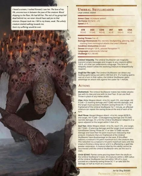 Dnd Eldritch Monster, Dnd Flesh Monster, Undead Monsters Dnd, Dnd Horror Campaign Ideas, Dnd Horror Map, D&d Monsters Homebrew, Dnd Horror Monster, Dnd Undead Monsters, Eldritch Horror Monsters