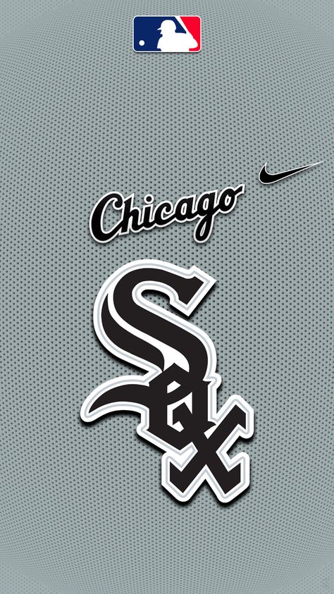 Chicago White Sox Logo, Chicago White Sox Wallpaper, Sox Wallpaper, Neon Tiger, Baseball Wallpaper, Chicago White Sox Baseball, Mlb Wallpaper, Chicago Baseball, Mlb Team Logos