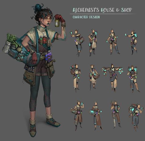 The Alchemist Characters, Alchemist Character, Oc Sheet Character Design, Demon Stories, Steampunk Character, The Alchemist, Concept Art Character, Modern Fantasy, Character Sheet