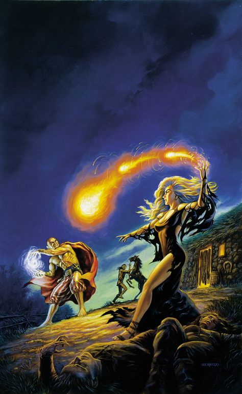 Wizard Duel Wizard Duel, Heroic Fantasy, Dungeon Master, Awesome Art, Wizard, Card Design, Cool Art, Witch, Movie Posters