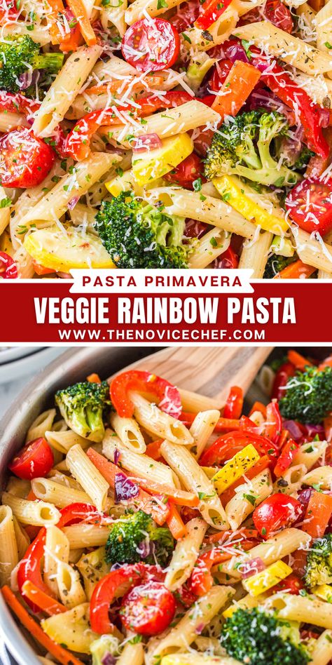 Veggie Pasta Primavera, Pasta And Veggies Recipes Dinners, Easy Pasta Primavera Recipes, Pasta Primavera Recipes Healthy, Pasta Primavera Recipes, Easy Pasta Primavera, Soup Joumou, Veggie Pasta Recipes, Vegetable Pasta Recipes