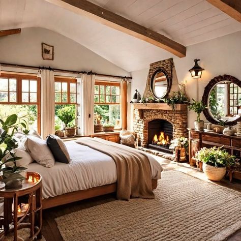 Americana Cottage, Country Cottage Living, House Vibes, French Cottage, Dream House Interior, Cottage Living, Main Bedroom, Dream House Plans, Dream House Decor