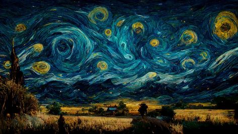 The Starry Night #The Starry Night #windows background # Sunset Simple, Zicxa Photos, فنسنت فان جوخ, Handmade Drawings, Van Gogh Wallpaper, Artist Sketching, Starry Night Wallpaper, Easy Bird, Bird Paintings