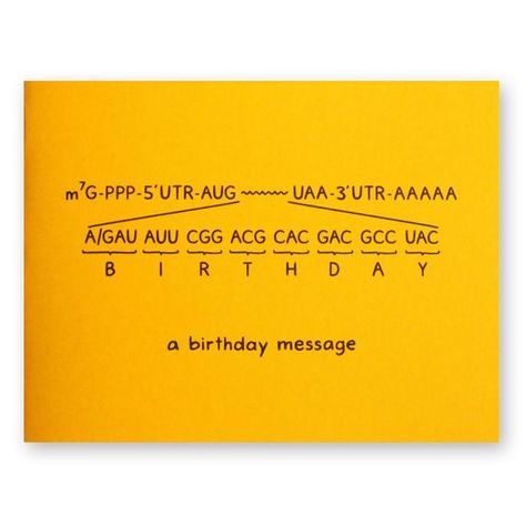 Biology Genetics, Thank U Cards, Creative Birthday Cards, Biology Teacher, 21st Birthday Cards, Science Geek, Creative Birthday, Birthday Message, Happy Wishes