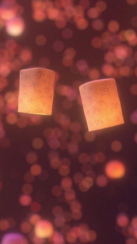 Rapenzul Aesthetic, Aesthetic Tangled Wallpaper, Repunzal Tangled Aesthetic Wallpaper, Scene Aesthetic Wallpaper, Tangled Lanterns Scene, Tangled Sun, Tangled Lanterns, Tangled Wallpaper, Vanellope Y Ralph