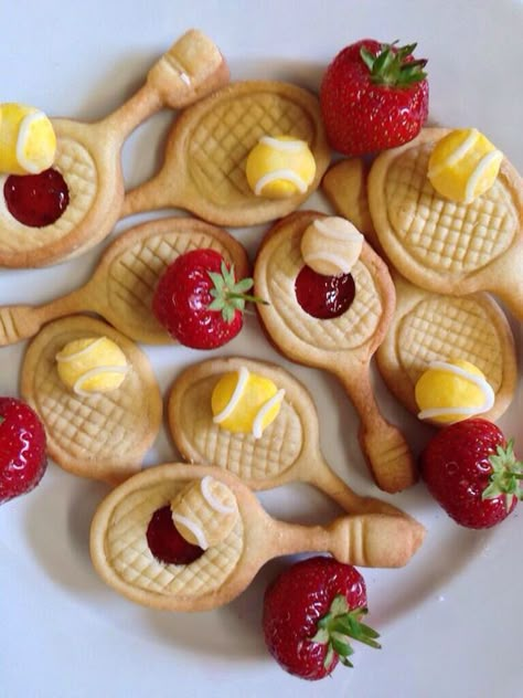 #wimbledon party food. Great for any tennis themed party. Wimbledon Party Food, Tennis Themed Party, Frances Quinn, Tennis Birthday Party, Wimbledon Party, Tennis Party Decorations, Tennis Birthday, Tennis Party, Wimbledon Tennis