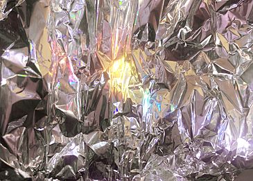 fold,silver,holographic abstract tin foil background,holographic,abstract,tin foil,background,realistic,texture,real,style Foil On Walls, Silver Foil Art, Future Human, Foil Background, Hologram Stickers, Silver Holographic, Magic Symbols, Silver Background, Tin Foil