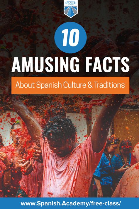 Spain is a country full of interesting history, colorful traditions, and intriguing cultural facts. Many aspects of Spanish culture and tradition help Spain stand apart from the rest of the Spanish-speaking countries. Let’s see 10 facts about Spanish culture and traditions that will amuse and may even shock you! To learn more, visit our blog post. #spanishonline #spanishtraditions #spanishresources #homeschooling Spain Traditions, Traveling Suitcase, Spanish History, Spain History, Cool Facts, Spain Culture, Country Facts, Spanish Speaking, Spanish Speaking Countries