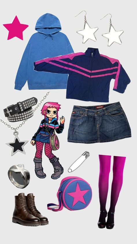 Scott Pilgrim Inspired Outfits, Scott Pilgrim Merch, Scott Pilgrim Outfits, Pilgrim Outfit, Manga Outfits, Style 2025, Scott Pilgrim Vs. The World, Vs The World, Scott Pilgrim