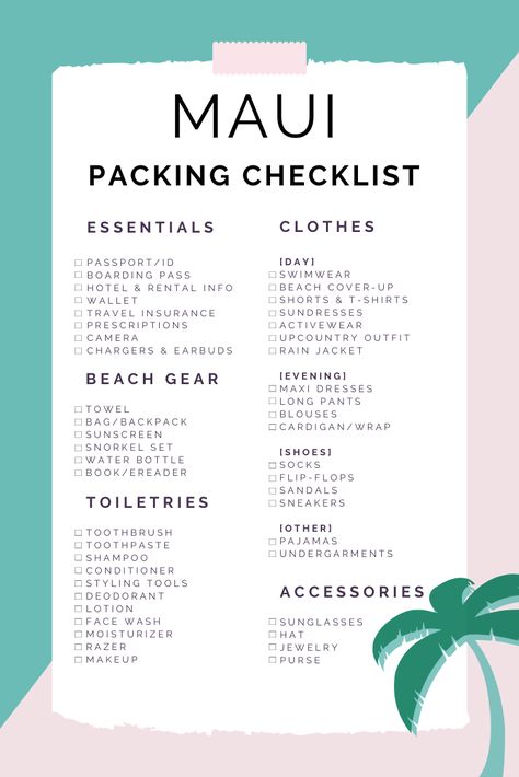 The Ultimate Maui Packing List and What to Wear in Maui — Harbors & Havens Maui Packing List, Hawaii Trip Planning, Hawaii Vacation Tips, Hawaii Packing List, Hawaii Packing, Maui Hawaii Vacation, Trip To Maui, Vacation Videos, Maui Travel