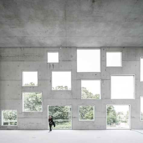 Kazuyo Sejima + Ryue Nishizawa / SANAA, Rasmus Hjortshøj · Zollverein School of Management and Design Architecture Japanese, Campus Architecture, Kazuyo Sejima, Ryue Nishizawa, Pavilion Architecture, Famous Architecture, Concrete Architecture, Innovative Architecture, Famous Architects