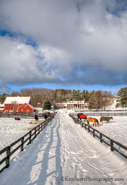 Love this winter picture by Ken Scott. Farm In Winter, Farm Picture, Winter Farm, Winter Picture, Ken Scott, Country Winter, Winter Farmhouse, Country Barns, Farm Scene