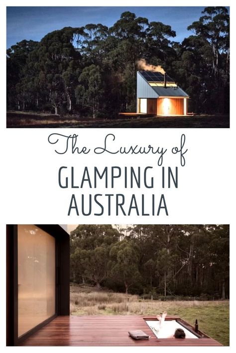 Australia has taken a new step into the luxury world of glamping. No longer are we hiding beneath a canvas tent but instead embracing the joy of soft adventures and luxury glamping in some truly unique accommodation options. #luxuryaccommodation #glamping #Australia #adventureinAustralia Deep Tub, Bruny Island, Australia Itinerary, New Step, Outdoor Baths, Luxury Glamping, Canvas Tent, Visit Australia, Unique Trees