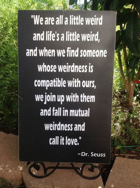 We Scoured The Internet To Bring You These New Love Quotes For Your Wedding! Wedding Planning Quotes, Funny Wedding Vows, Funny Wedding Signs, Mutual Weirdness, Geek House, Nerd Wedding, Nerdy Wedding, New Love Quotes, Geek Wedding