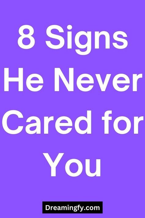 Face the truth with "8 Heartbreaking Signs He Never Cared for You." Understand the difference between genuine affection and disinterest, and gain the strength to seek the love you truly deserve. He Never Cared, Feeling Unimportant, Lack Of Respect, Lack Of Empathy, Supportive Friends, Gut Feeling, You Deserve Better, Mutual Respect, Deserve Better