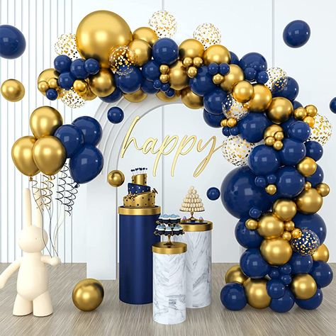 NavyBlue #Navy #BlueBalloon #Blue #BalloonArch #Balloon #ArchKit, #Arch #Kit,114pcs #Kit, #114pcsNavy #114pcs #NavyBlue #Navy #BlueGold #Blue #GoldBirthday #Gold #BirthdayBalloons #Birthday #BalloonsGarland #Balloons #GarlandKit #Garland #Kitwith #Kit #withConfetti #with #ConfettiBalloons, #Confetti #Balloons,Blue #Balloons, #BlueGold #Blue #GoldBalloon #Gold #Balloon... #Balloon #... Mens Birthday Party Decorations, Blue Balloon Garland, 40th Birthday Balloons, Baby Shower Garcon, Deco Ballon, Gold Confetti Balloons, Balloon Chain, Gold Party Decorations, Blue Balloon