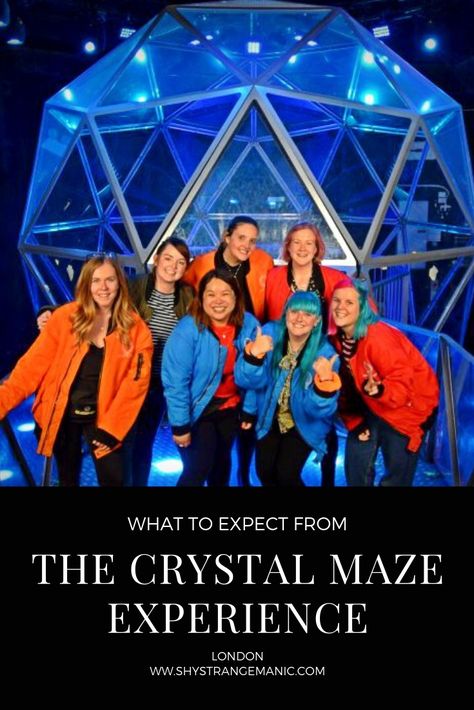 What should you expect when Entering The Crystal Maze Experience, London? 2023 To Do List, Birthday Cale, Crystal Maze, Uk Trip, Family Days Out, Time Of Your Life, Dress Appropriately, Things To Do In London, Europe Trip