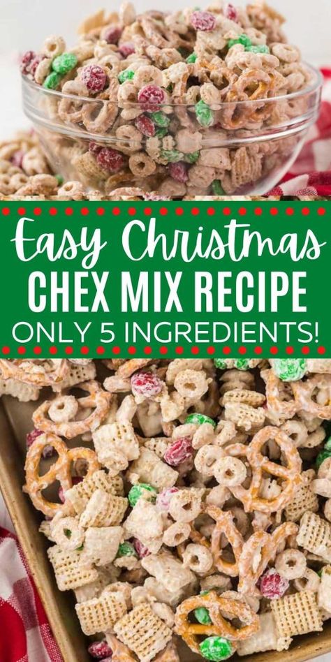 Reindeer Munch, Christmas Chex Mix Recipe, Chex Mix Recipes Christmas, Christmas Chex Mix, Chex Mix Recipes Sweet, Christmas Snack Mix, Party Mix Recipe, Chex Mix Christmas, Check Mix