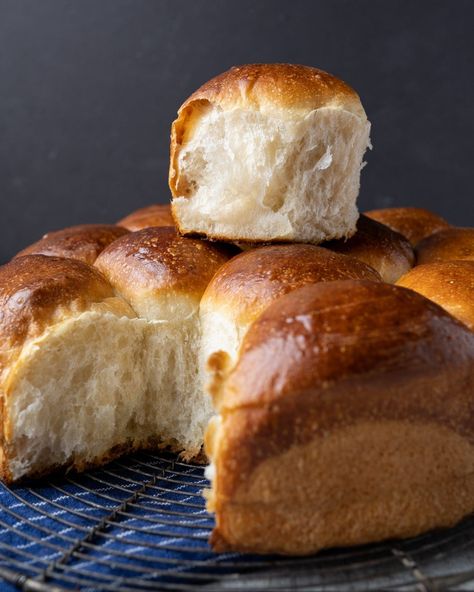 Super Soft Sourdough Rolls | The Perfect Loaf Sourdough Dinner Rolls, The Perfect Loaf, High Protein Flour, Sourdough Rolls, Protein Bread, Sour Dough, Sourdough Bread Recipe, Savoury Baking, Sourdough Recipes