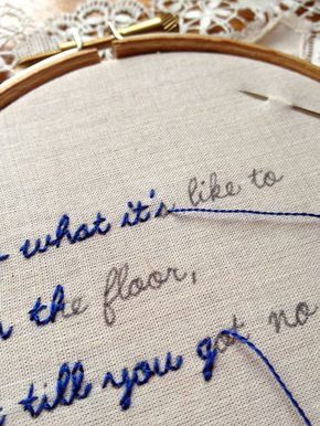 Write Song Lyrics, Handmade Christmas Presents, Pola Kristik, Pola Sulam, 자수 디자인, Handmade Christmas Gifts, Sewing Gifts, Embroidery Inspiration, Hoop Art