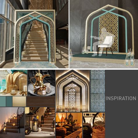 Ramadan Event Decoration, Ramadan Tent Decorations, Ramadan Setup, Ramadhan Decoration, Ramadan Tent, Ramadan Event, Outdoor Events Decor, Entrance Stairs, Arabic Decor