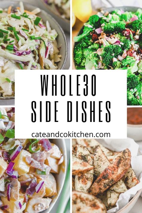 Whole 30 Dinner Sides, Whole 30 Bbq Recipes, Whole30 Summer Recipes, Whole 30 Recipes Sides, Whole 30 Side Salad, Healthy Bbq Side Dishes Clean Eating, Paleo Summer Side Dishes, Whole 30 Easter Side Dishes, Whole 30 Sides For Bbq